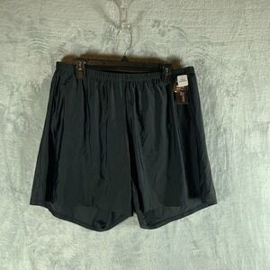 Island Escape Women's Swimsuit 20W Swim Shorts Bottom Black Thigh Minimizing NWT